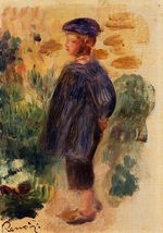 Portrait of a kid in a beret 1892